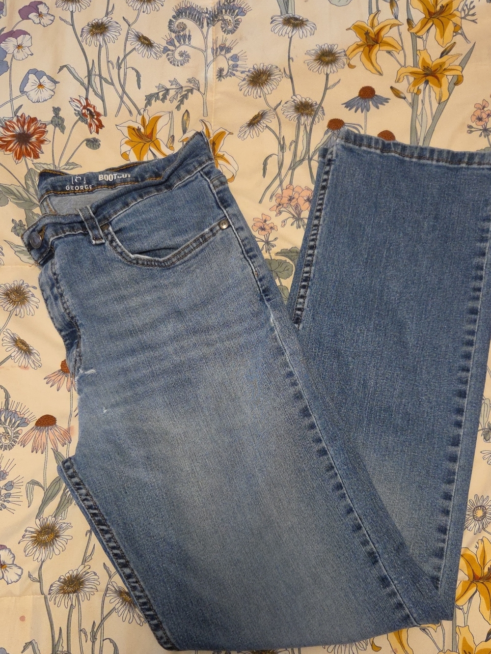 George Light Blue Boot Cut Jeans